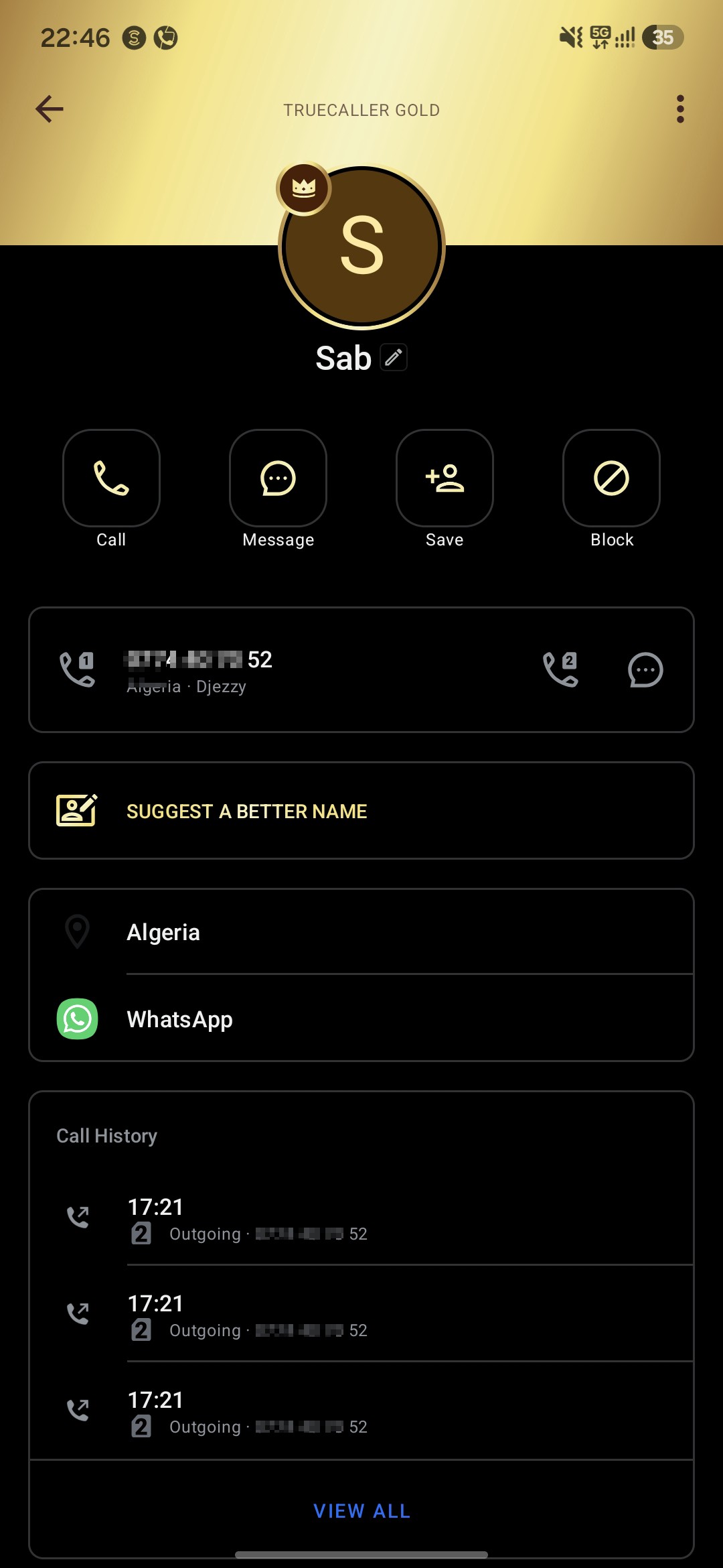 Attention, he calls as much as the gendarmerie but it's a scam