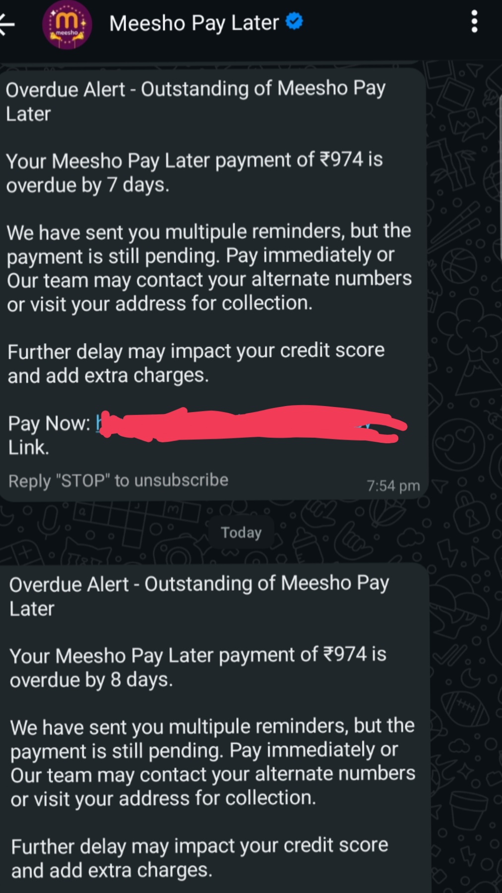 Emi recovery agents and threatening messages 