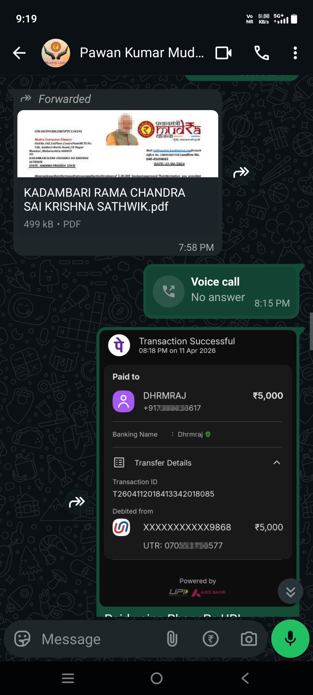 mudra loan fraud scam  - image 2