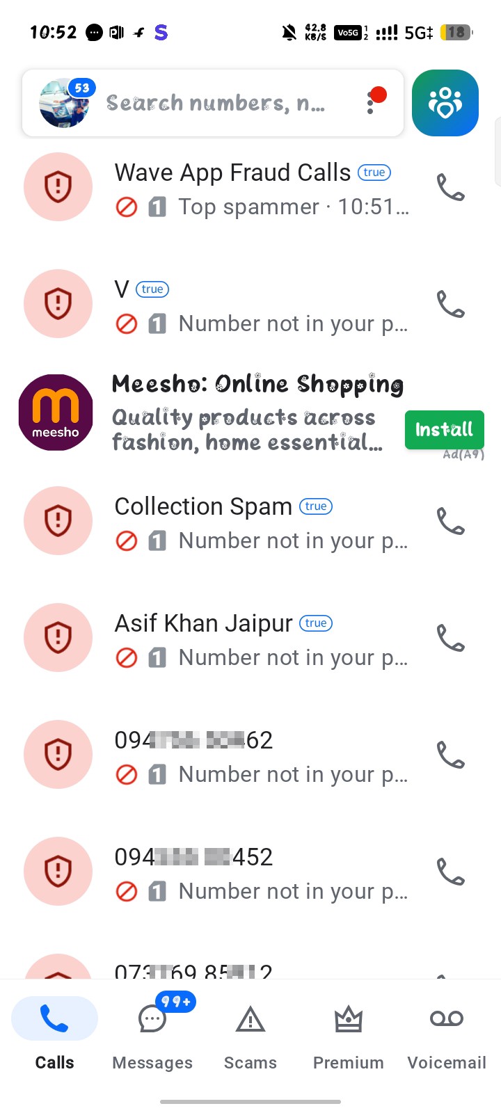 loan spam. 