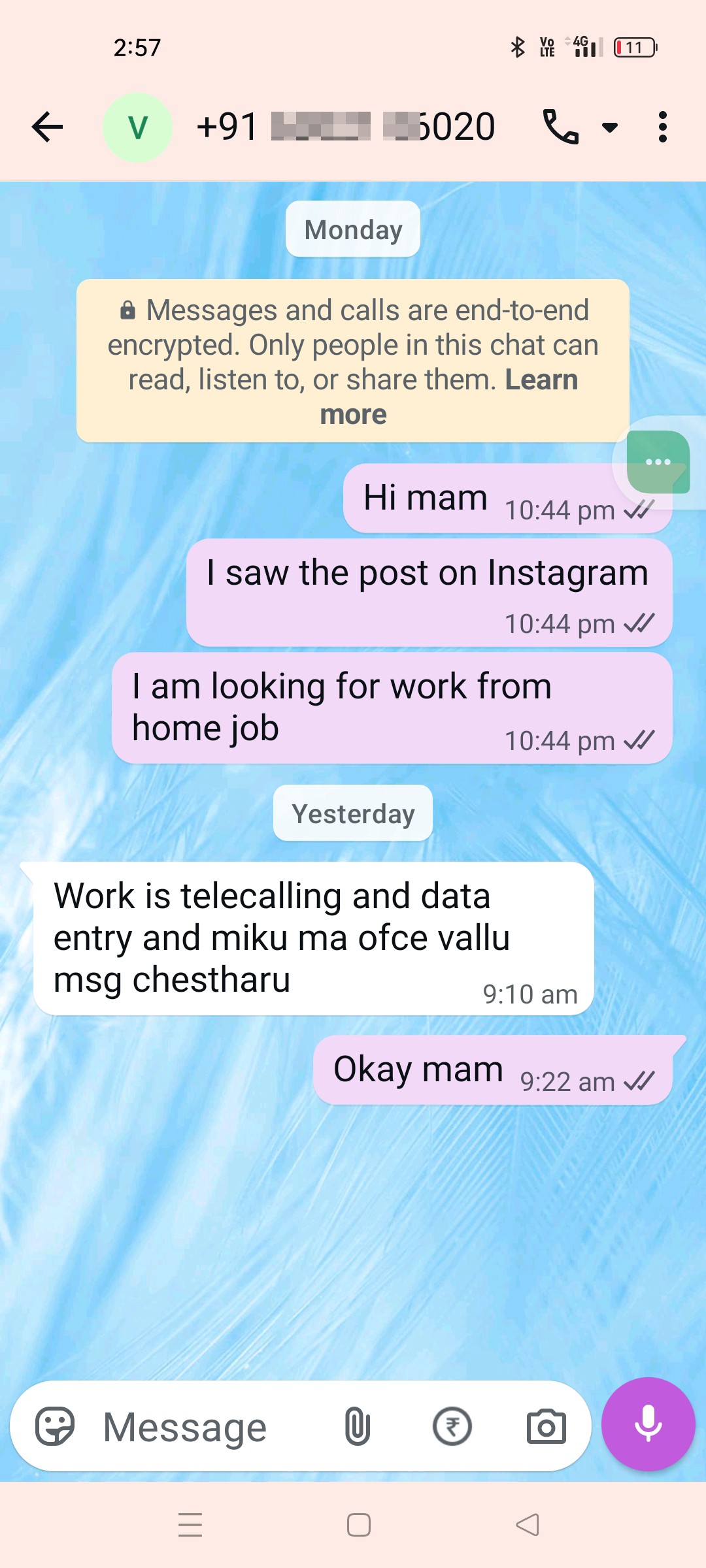 job scam - image 3