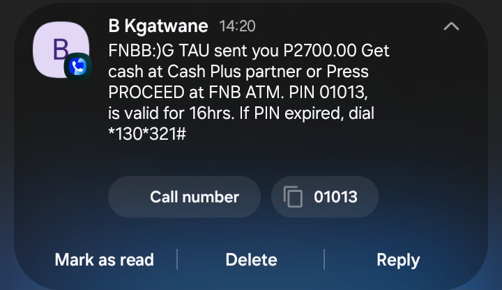 FNB eWallet Scam - image 2