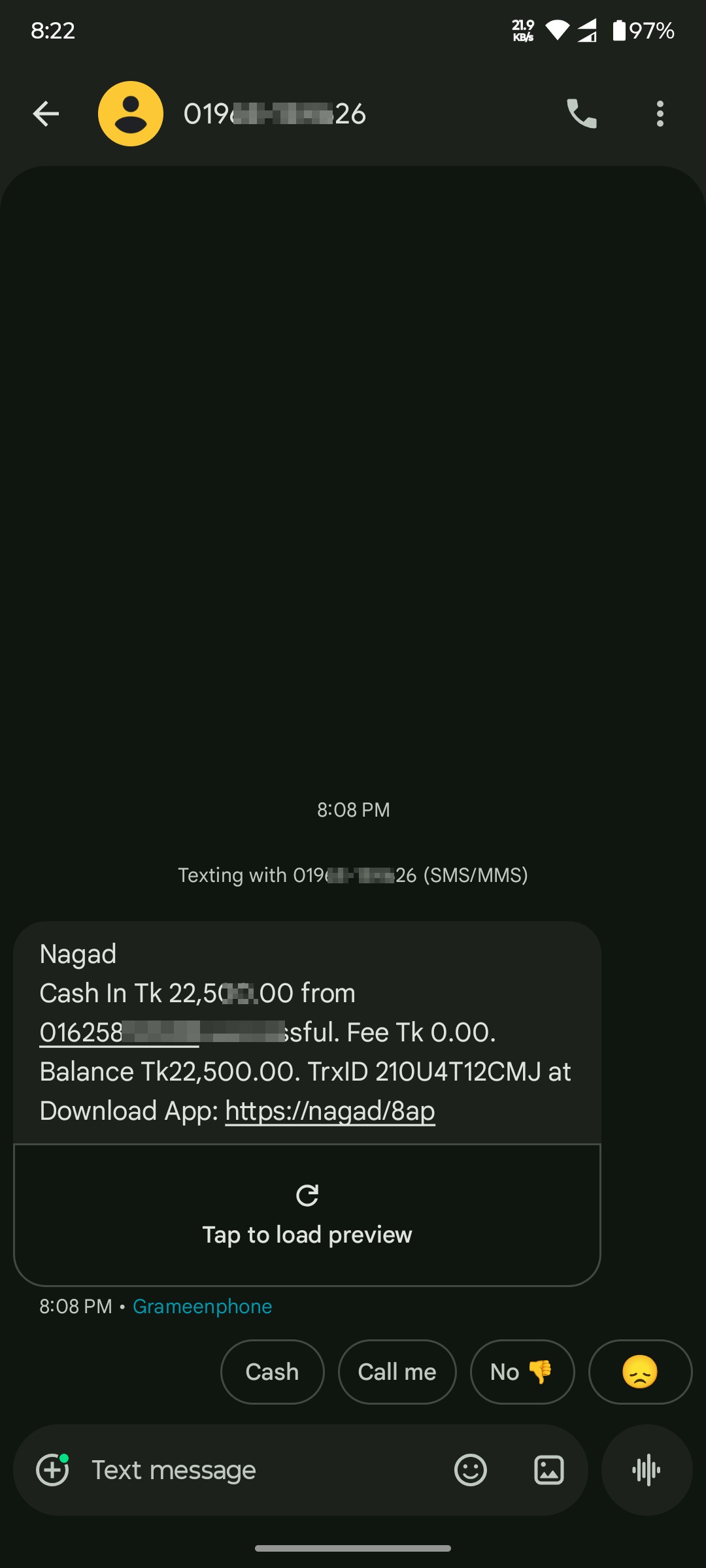 Bkash/Nagad Fraud