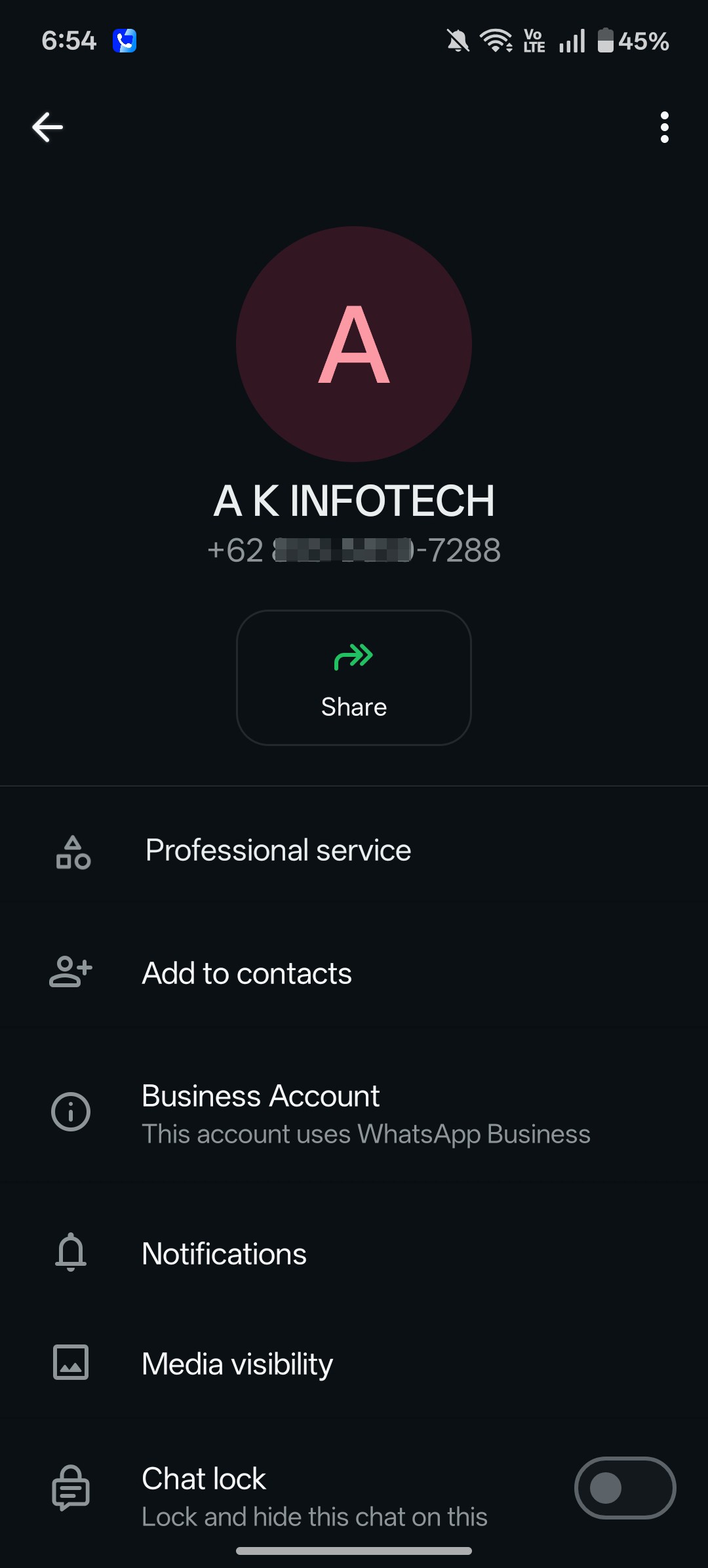 AK INFOTECH WhatsApp Scam  - image 2