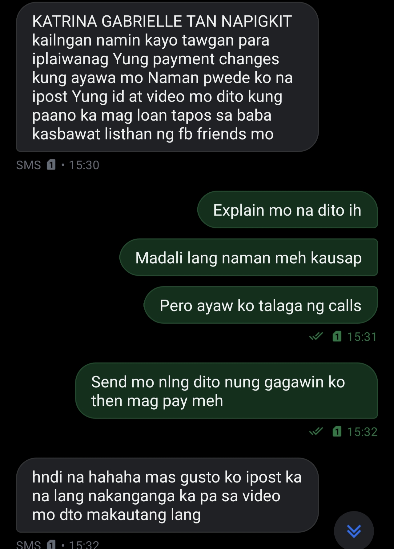 Student got scammed