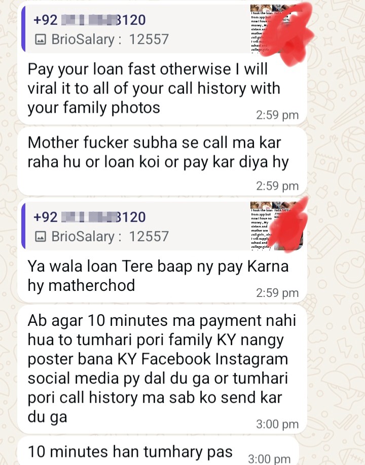 harassment from pakistani number  - image 2