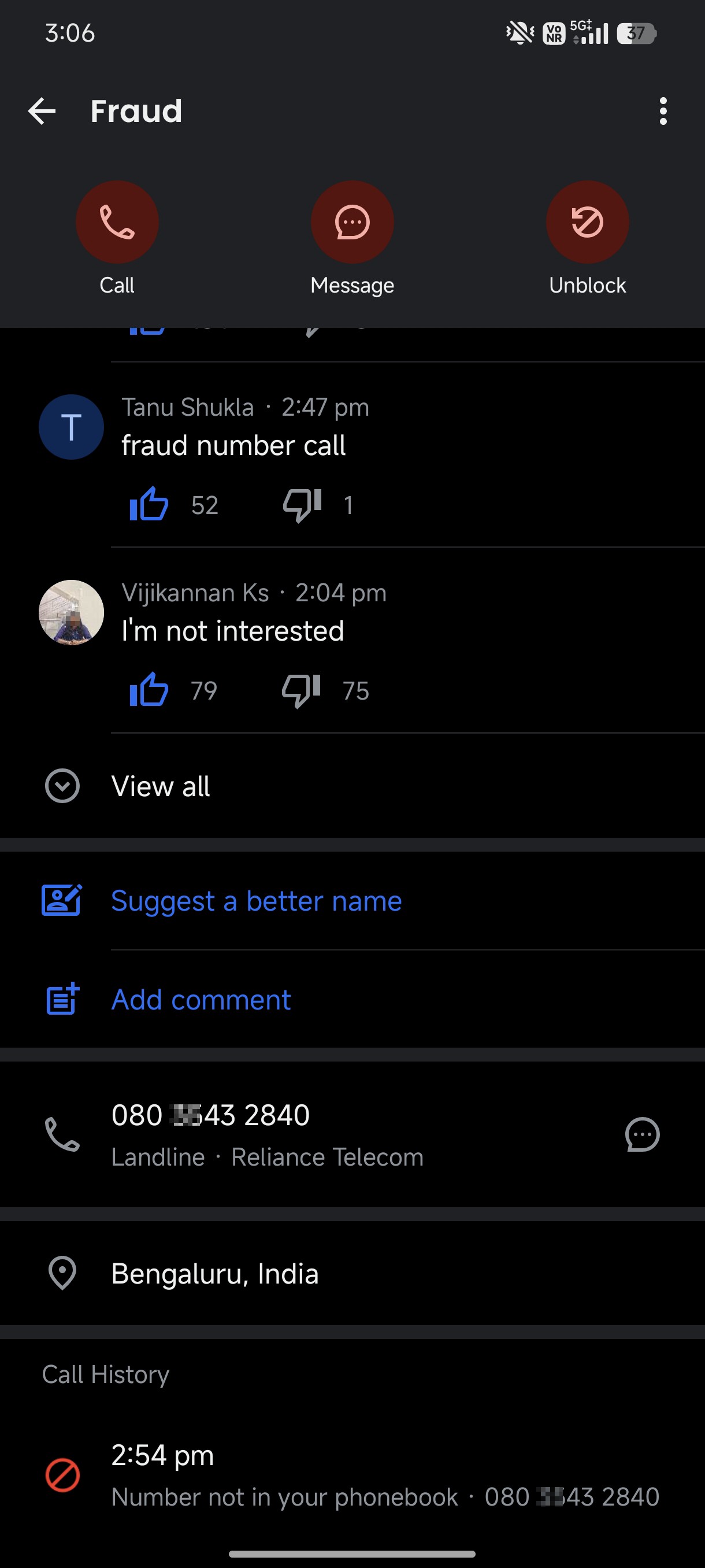 strange numbers calls