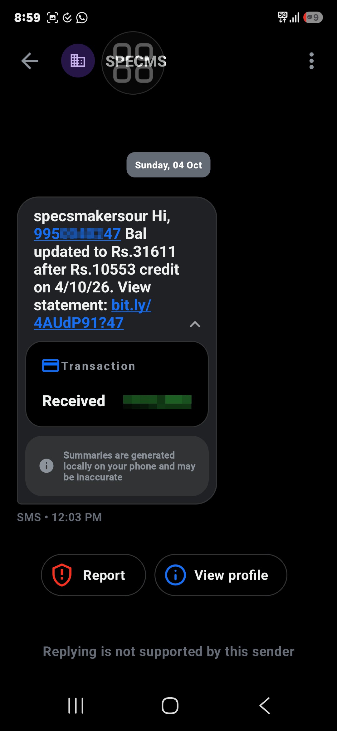 Scams number 
