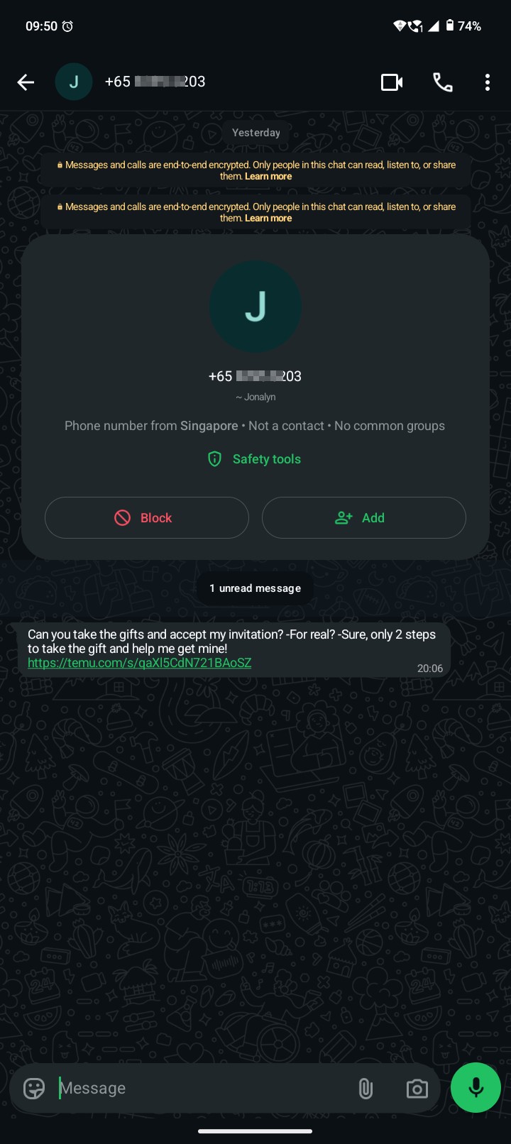 Potential scams and data leakers 