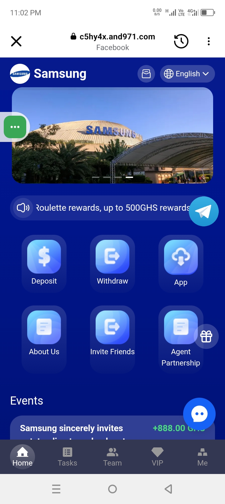 Daily profit scheme requiring upfront deposit