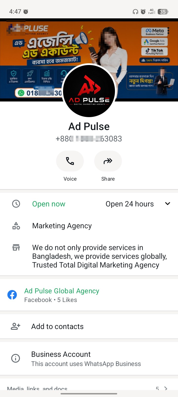 ⚠️ Meta Ads Account Scam Alert!