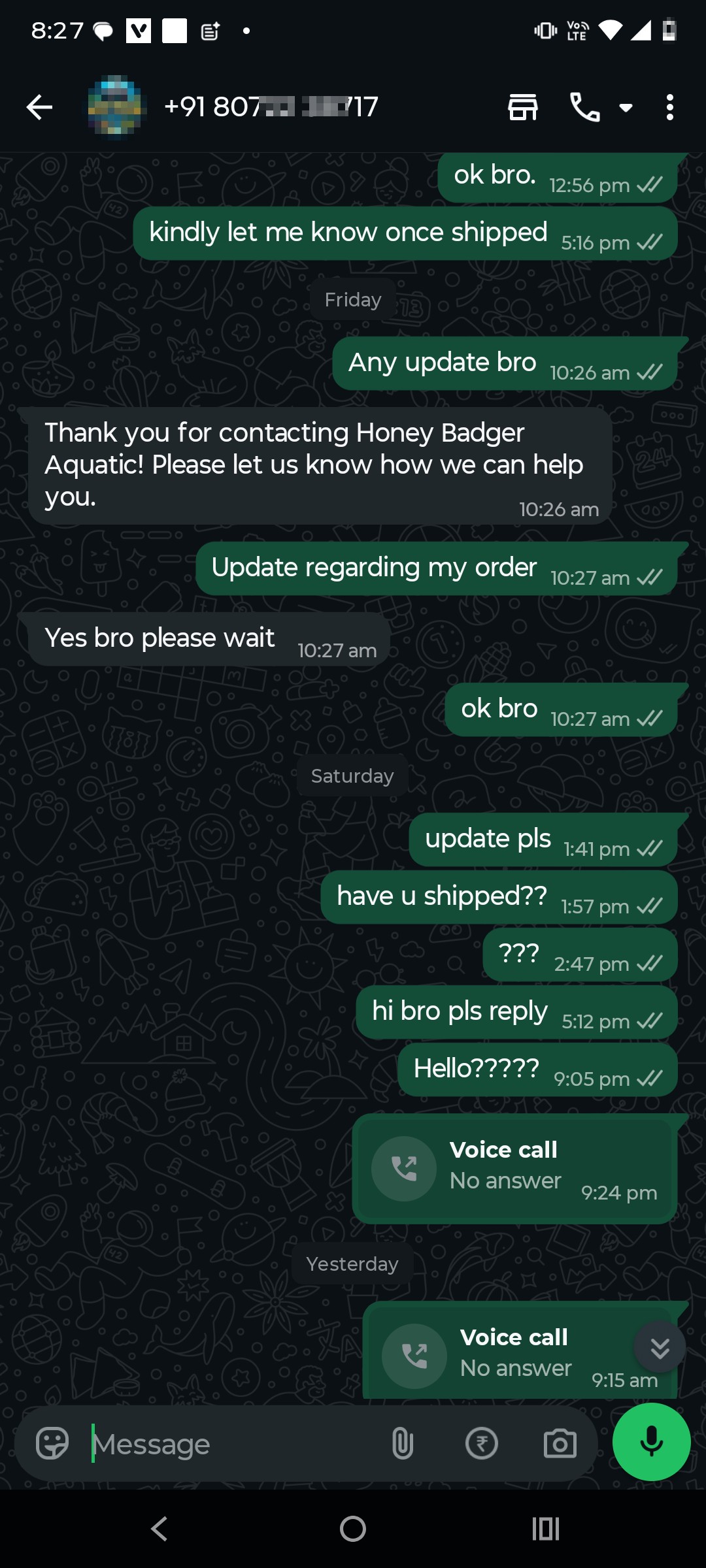 Fake online seller