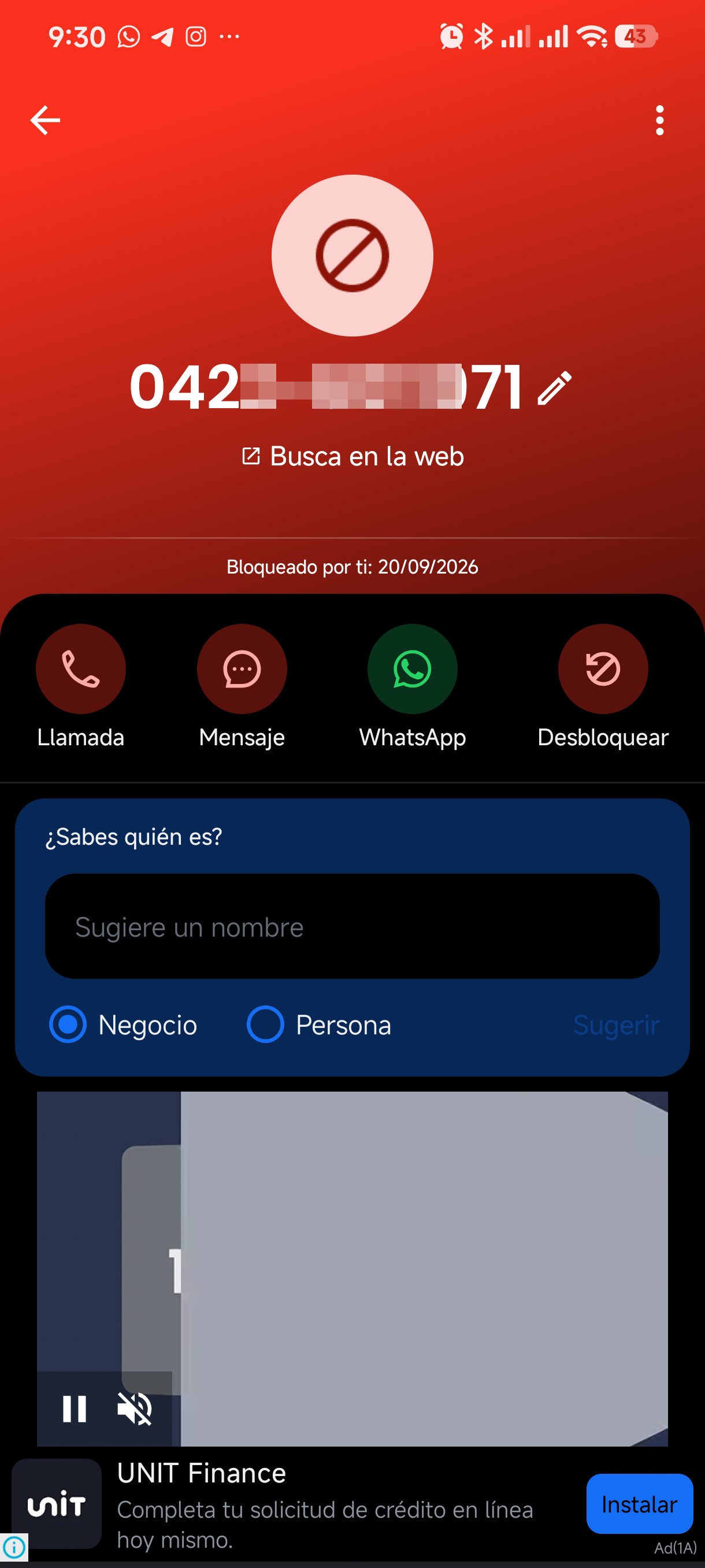 [PHONE] scam number
