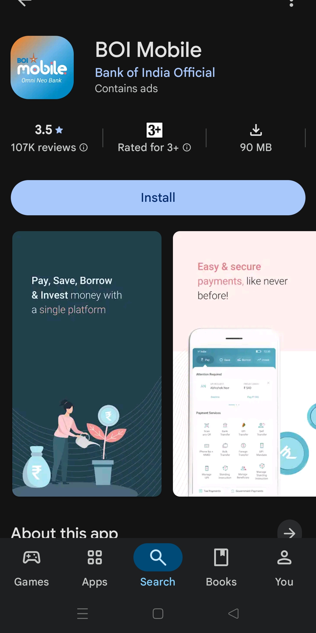 be aware of apps before downloading it.