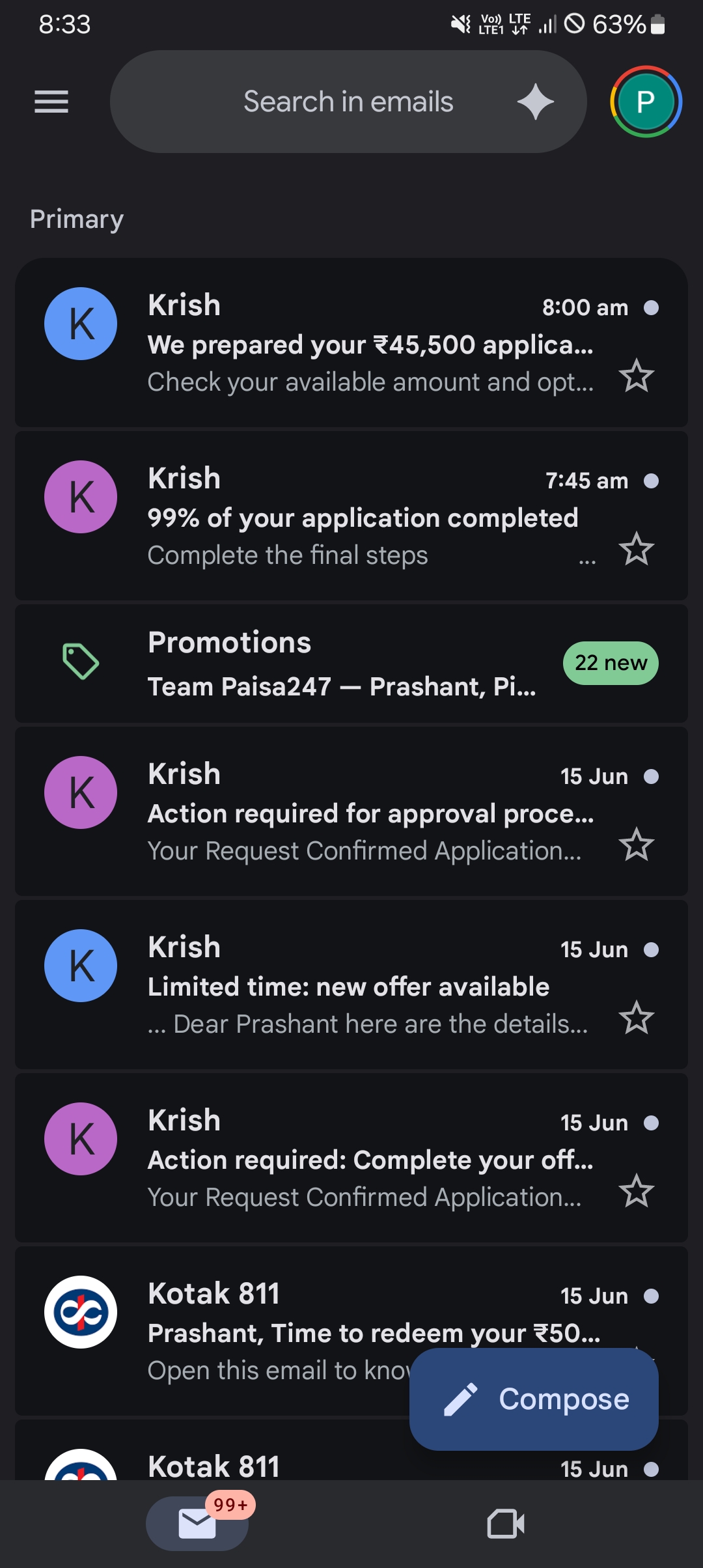 Mail scam 