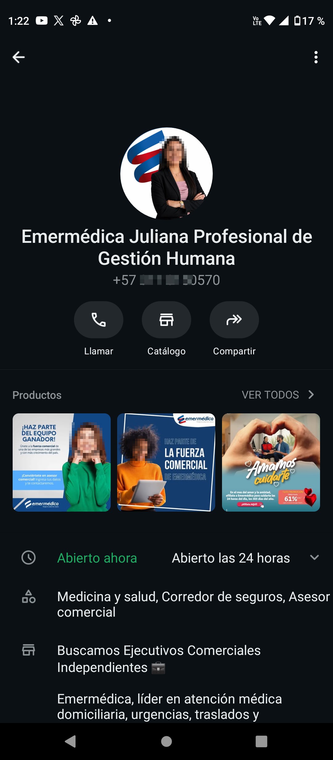 possible scam using the name and logo of Emerdica.