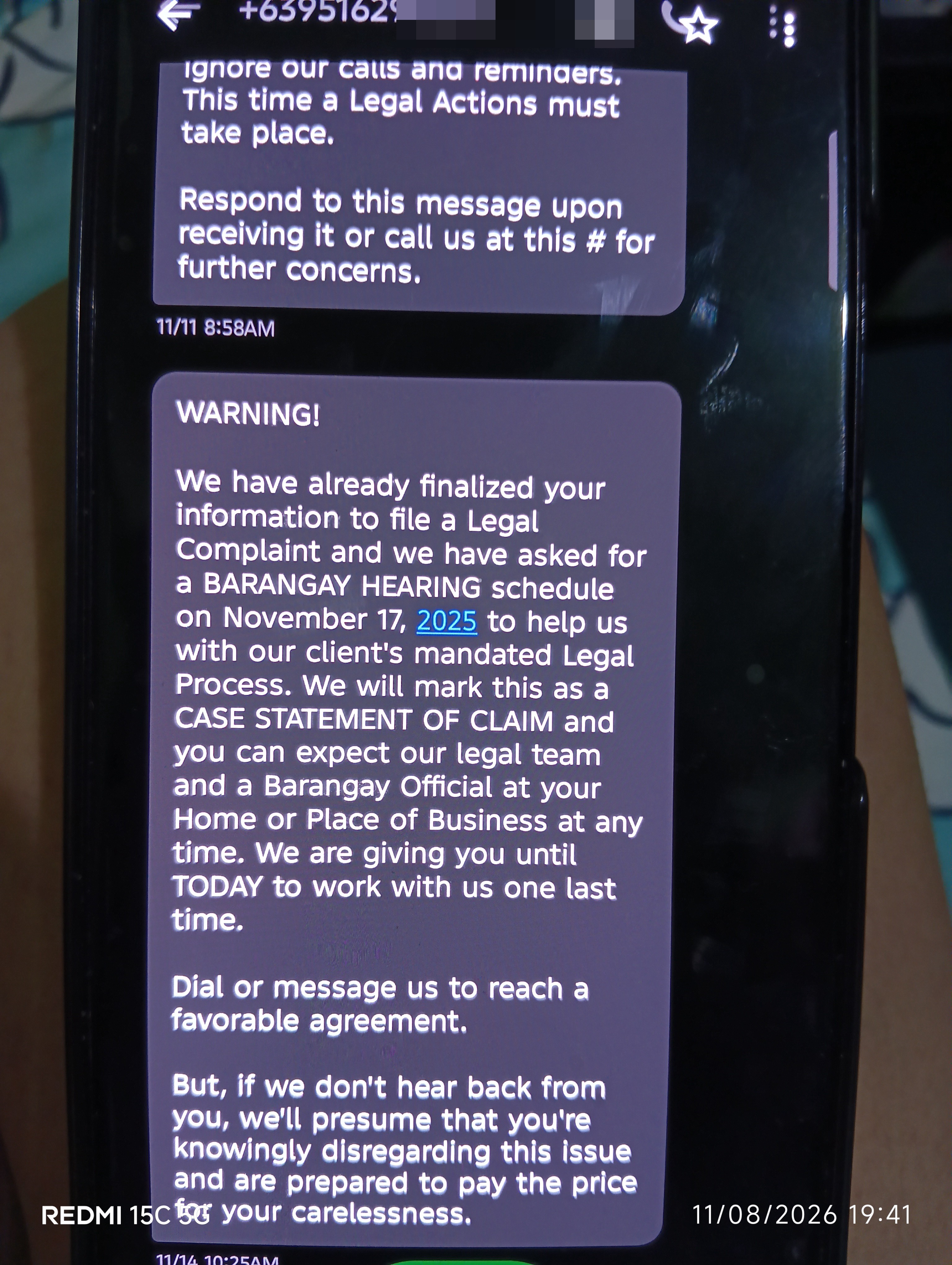 harassment and scam - image 4