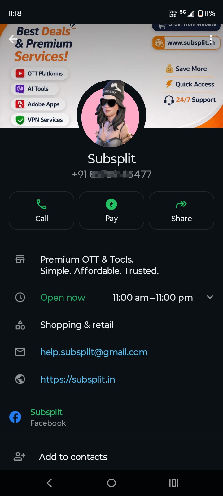  subsplit ott sharing fraud 