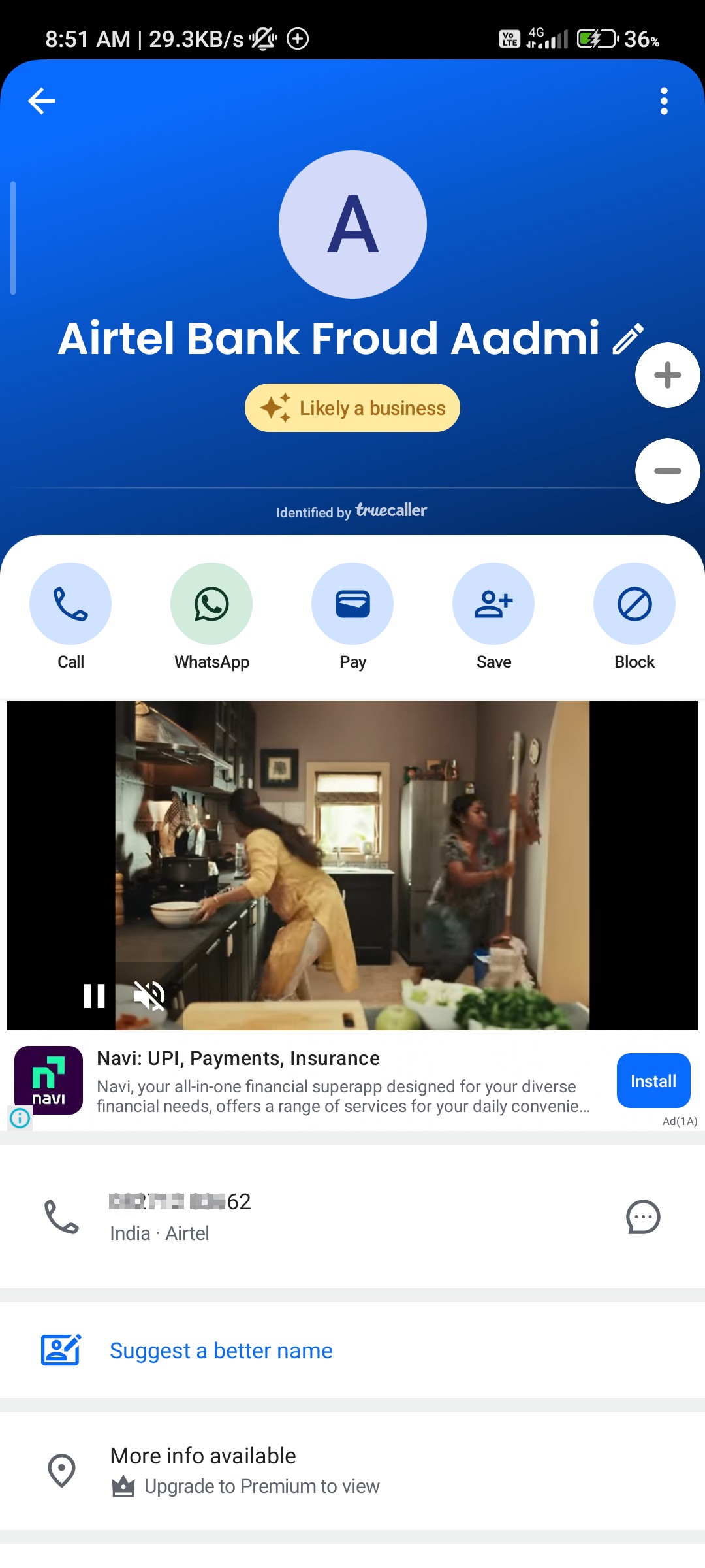 Scam involving calling for ATM delivery and asking for OTP