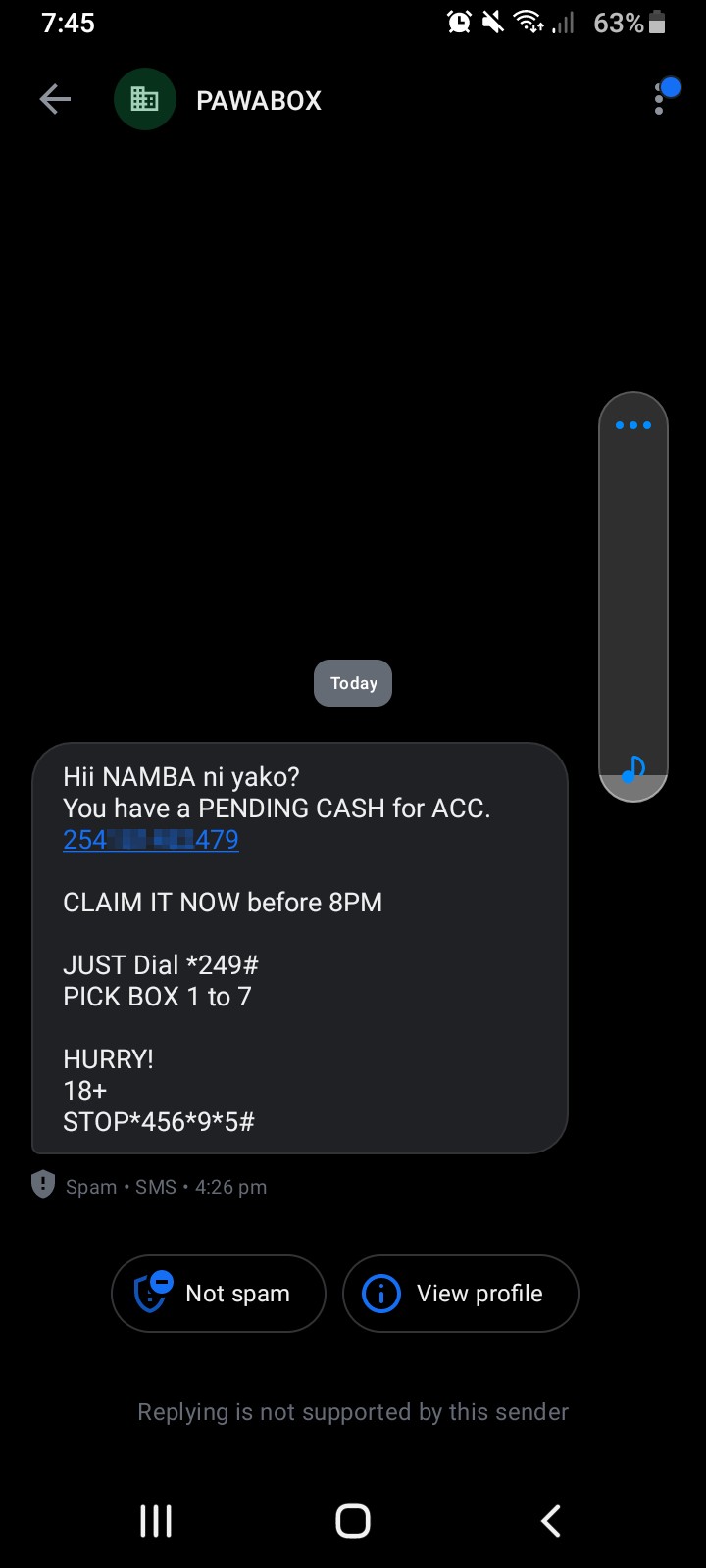 if this a scam