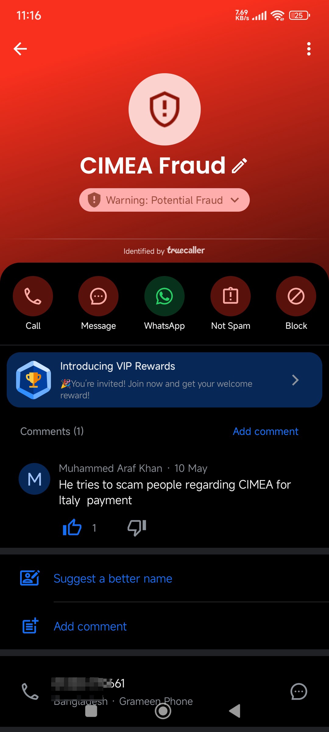 01320770661 - is a scammer