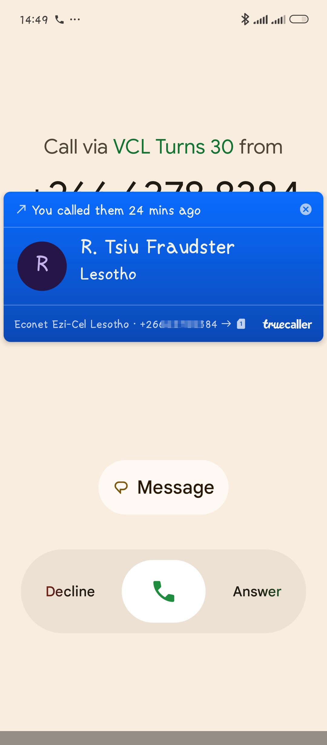 Truecaller expose scam