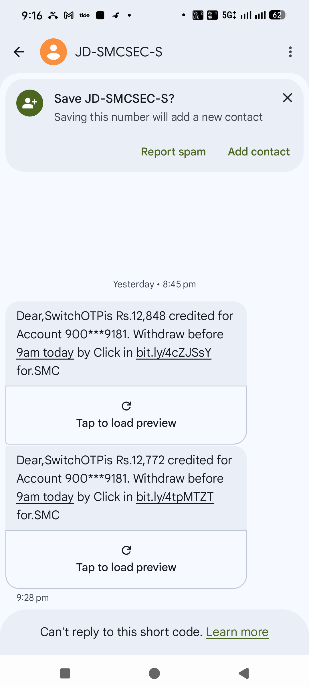 New Fraud Style Scam