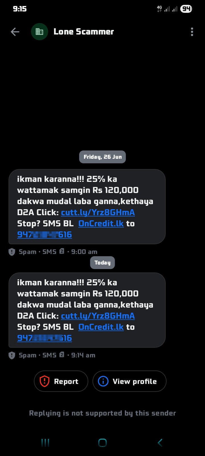 CashX Online Loan scam