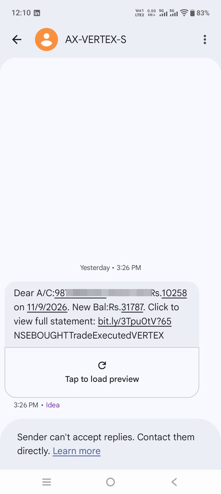 Vertex Securities Ltd scam 