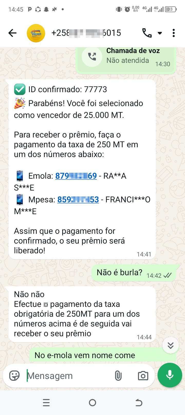 Scam on Premier Lotto - image 3