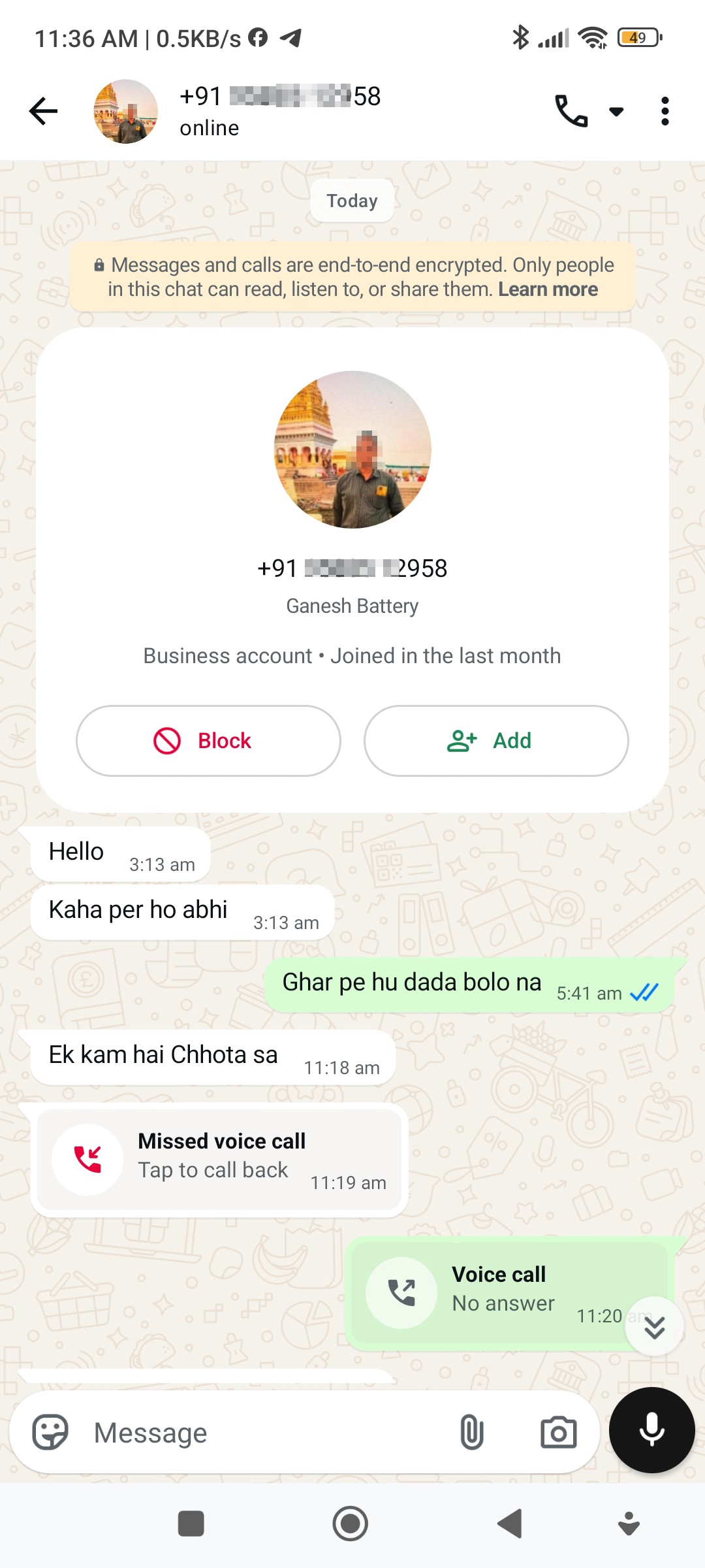 scam with Business person  - image 2