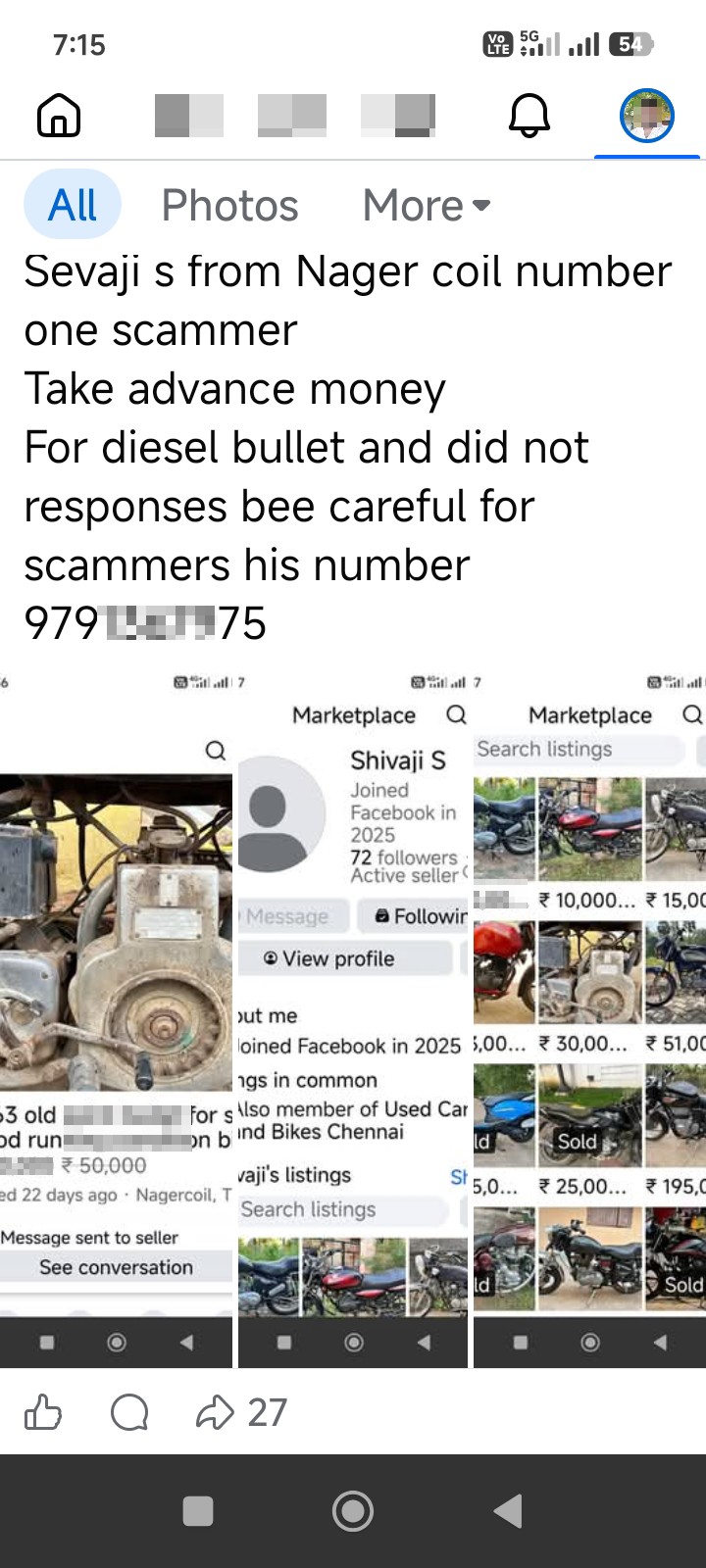 bike sale scame