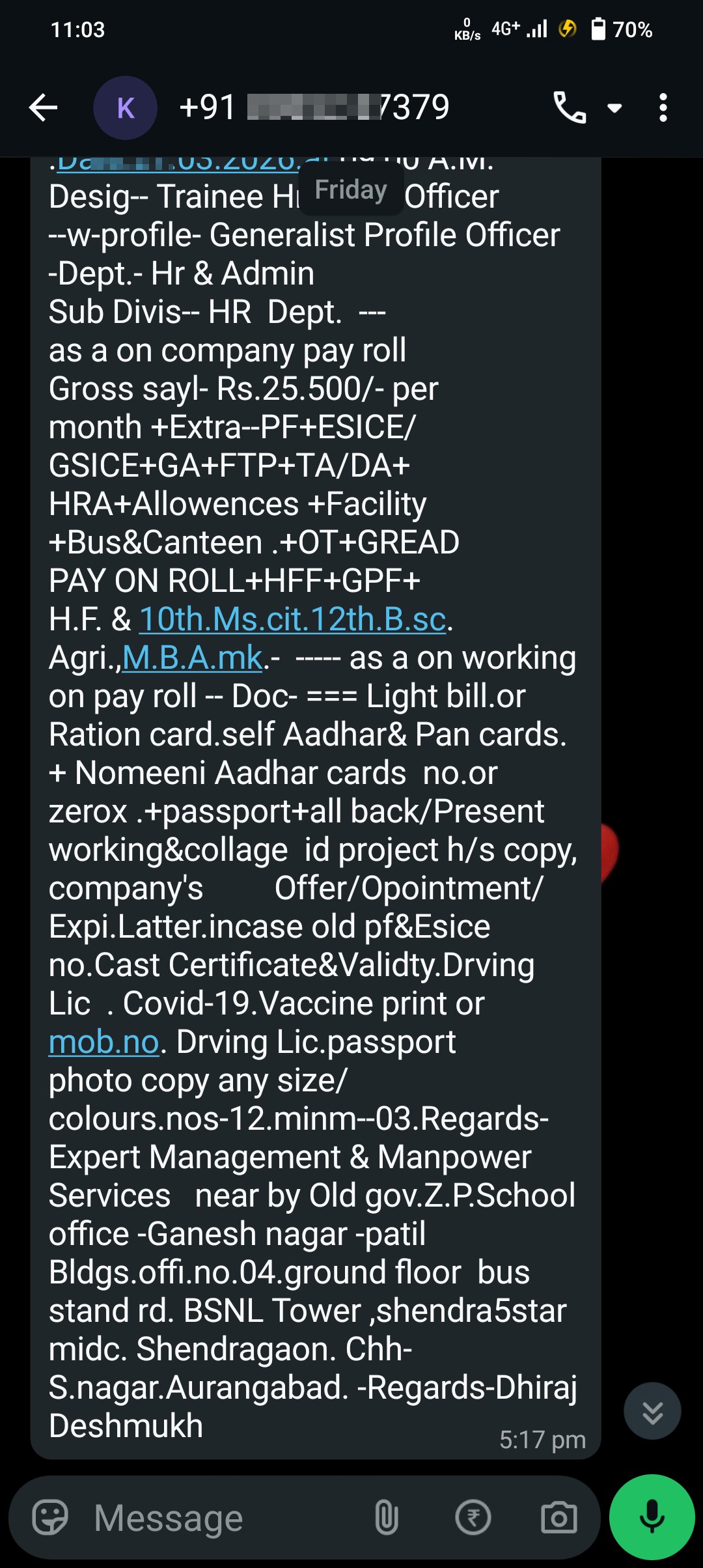 Job Scam for Money  - image 4