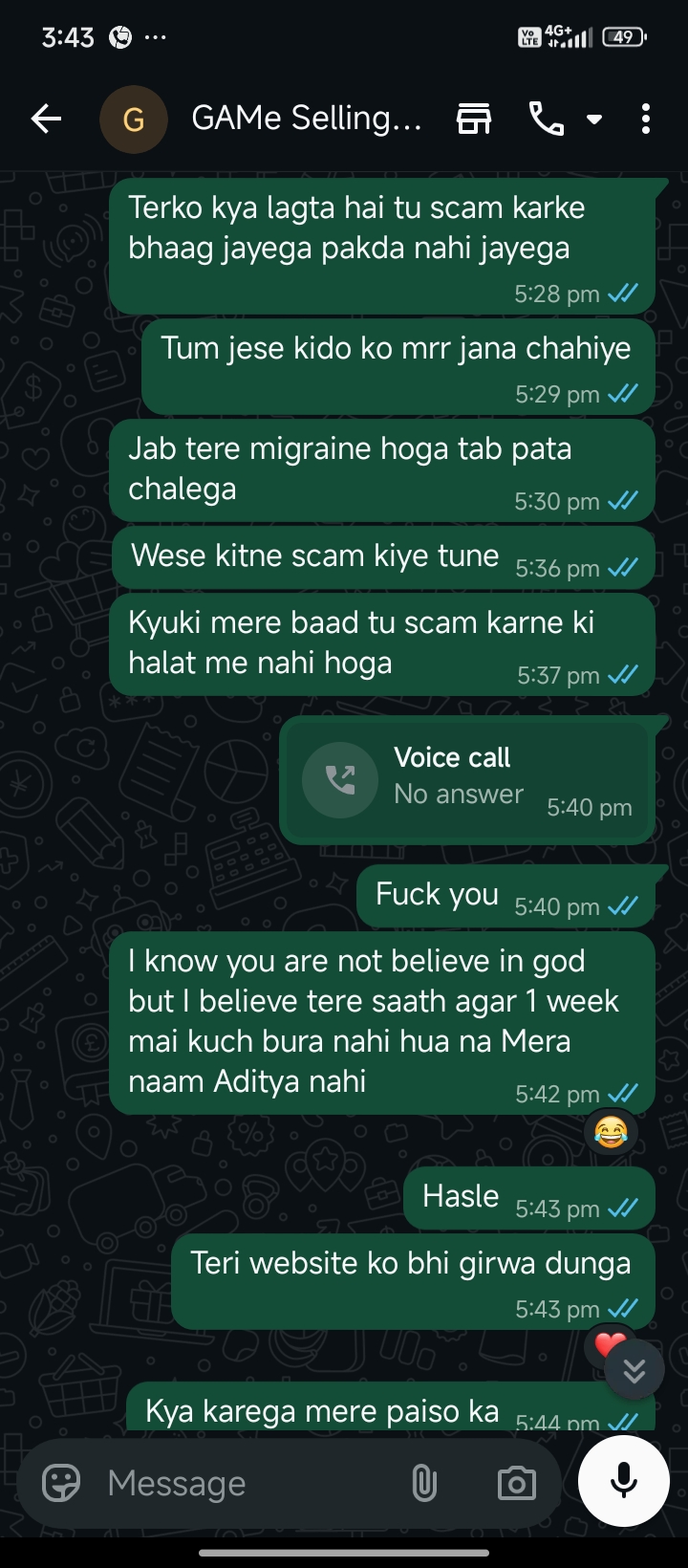 game buying scam - image 6