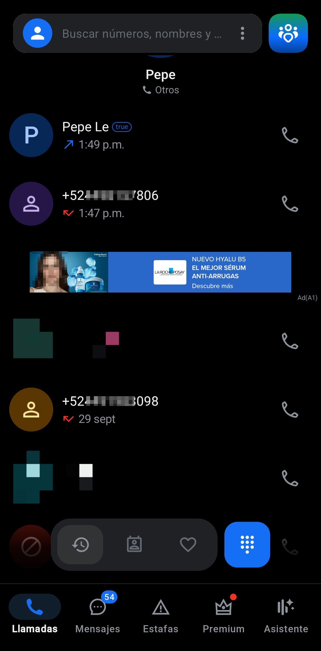 Strange calls