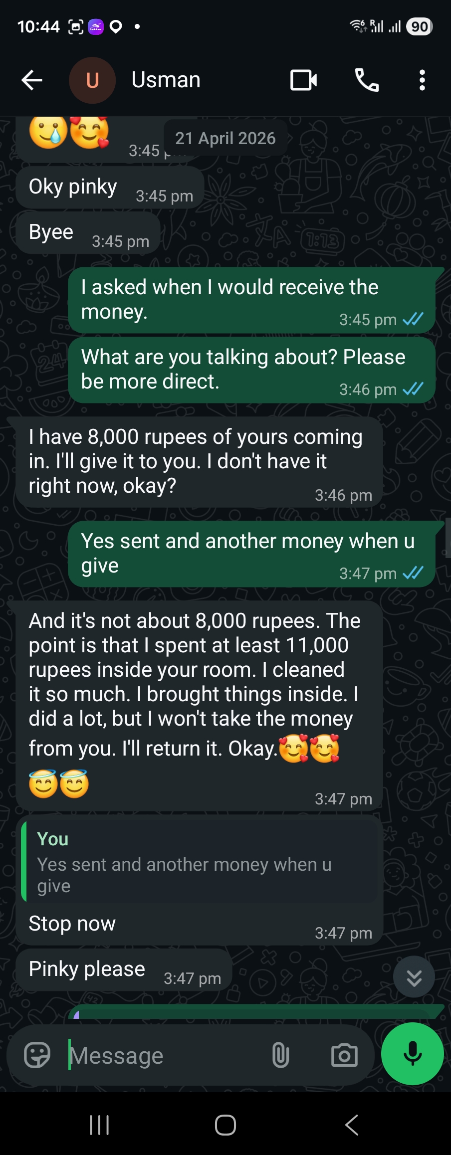 I was robbed by my own best friend. They stole almost everything from my house.