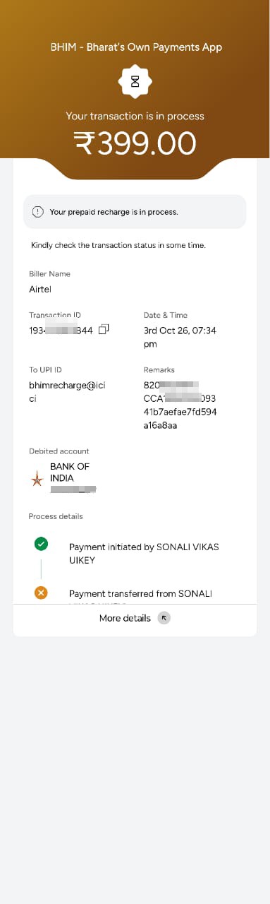 Amount debited but recharge not received  - image 2