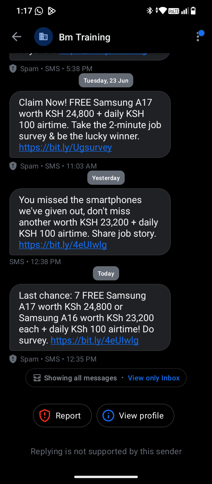 BT training are they scammers?