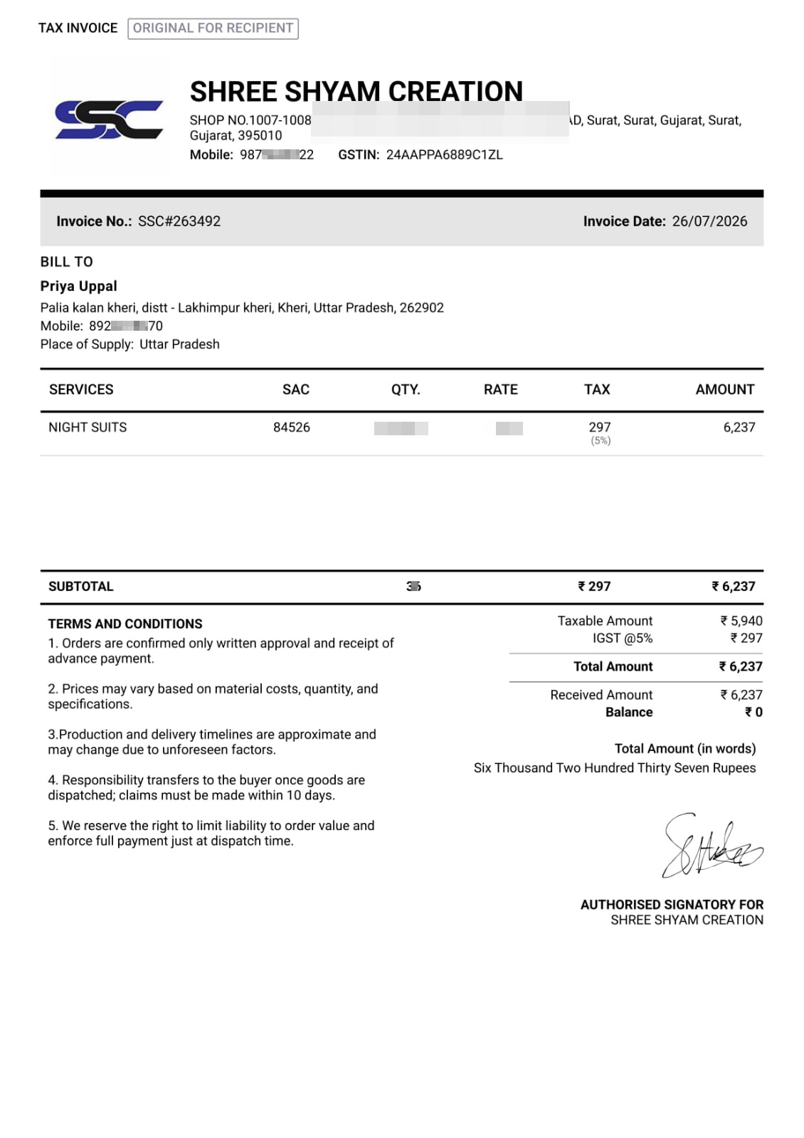 online shopping scam