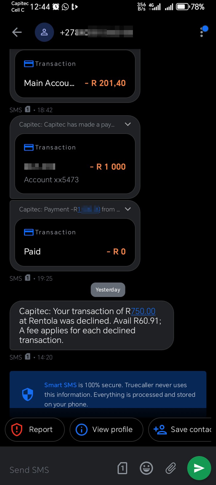 Buying on my account across the world 