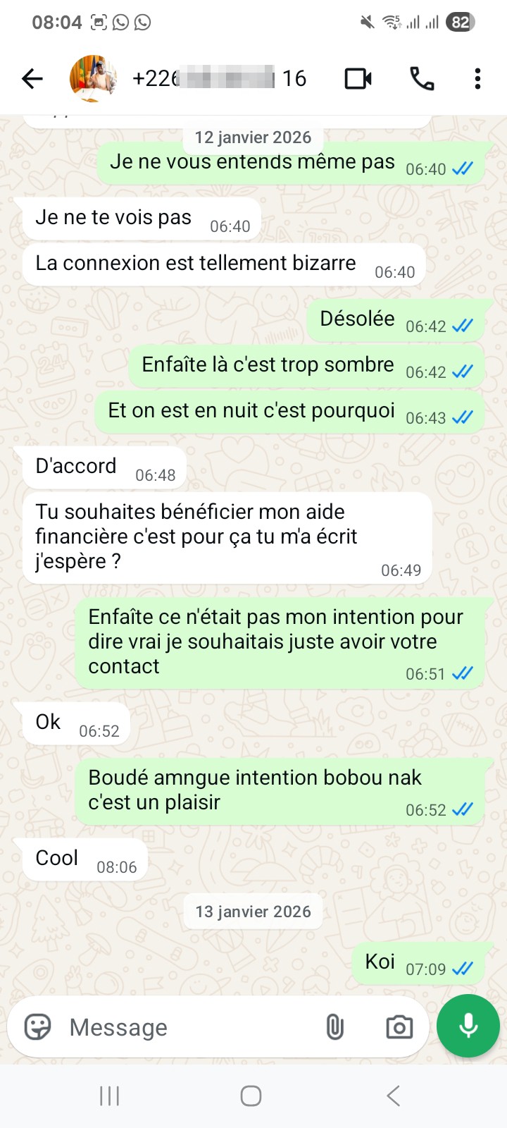 scams in the name of Sadio Mané - image 3