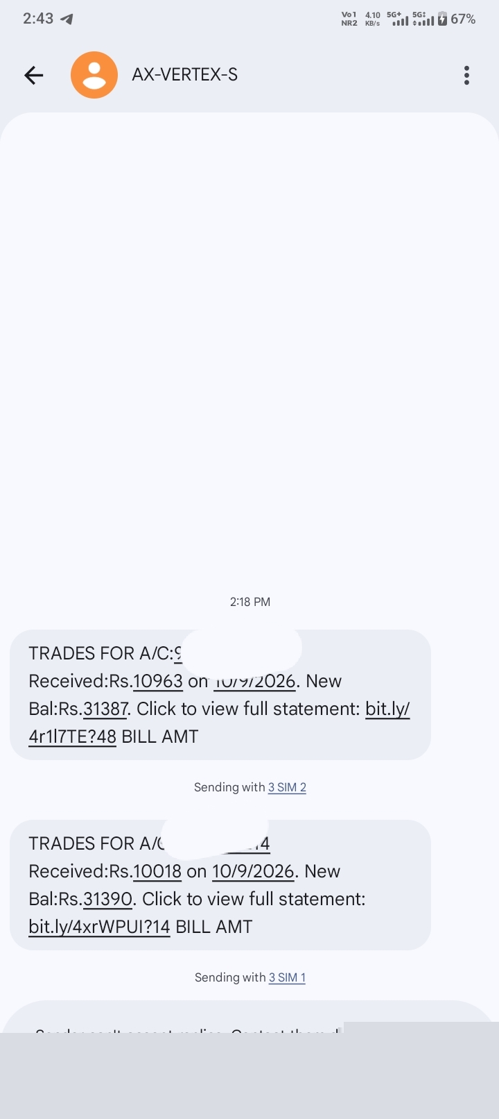 ⚠️ Do not click on any such links, this is a method of bank fraud and data theft.