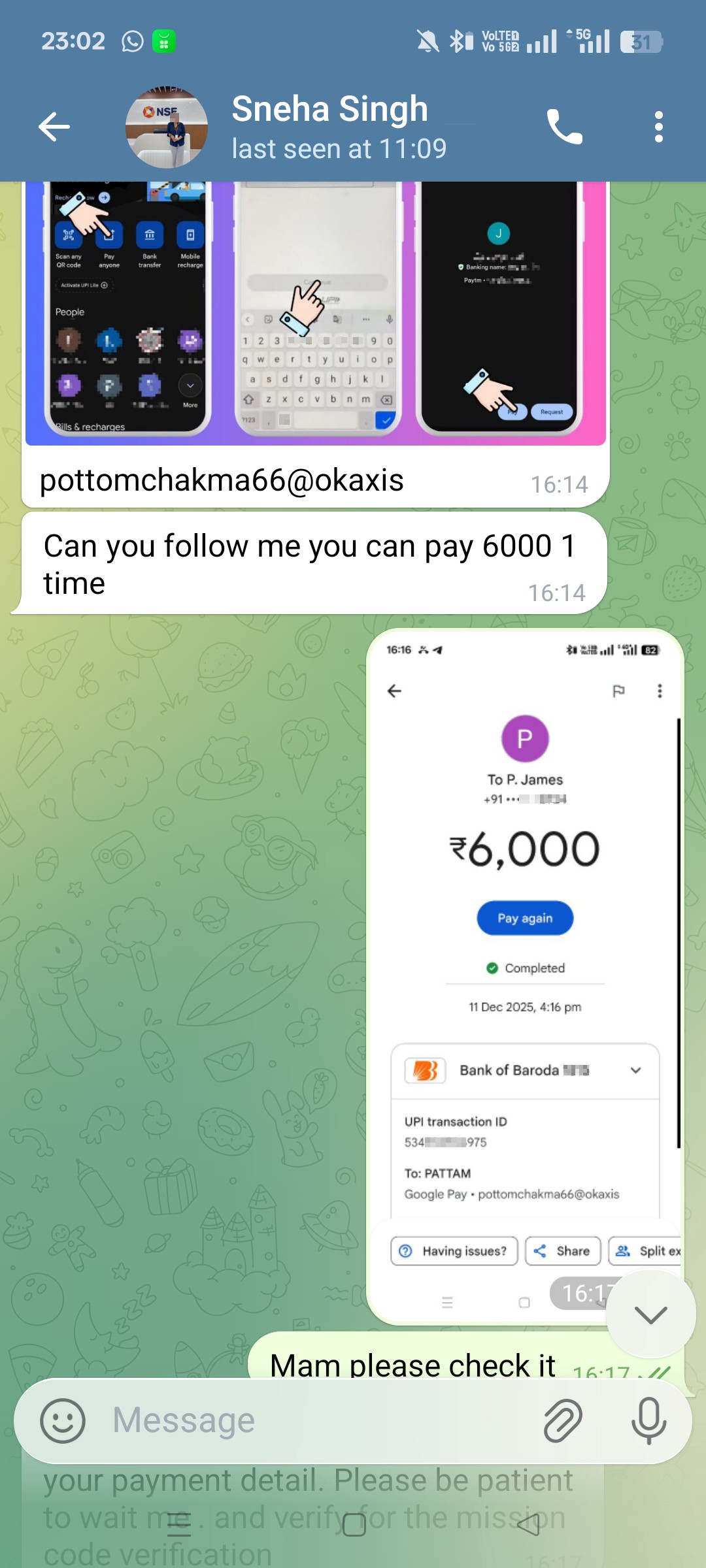 telegram task work onln financial froud  - image 3