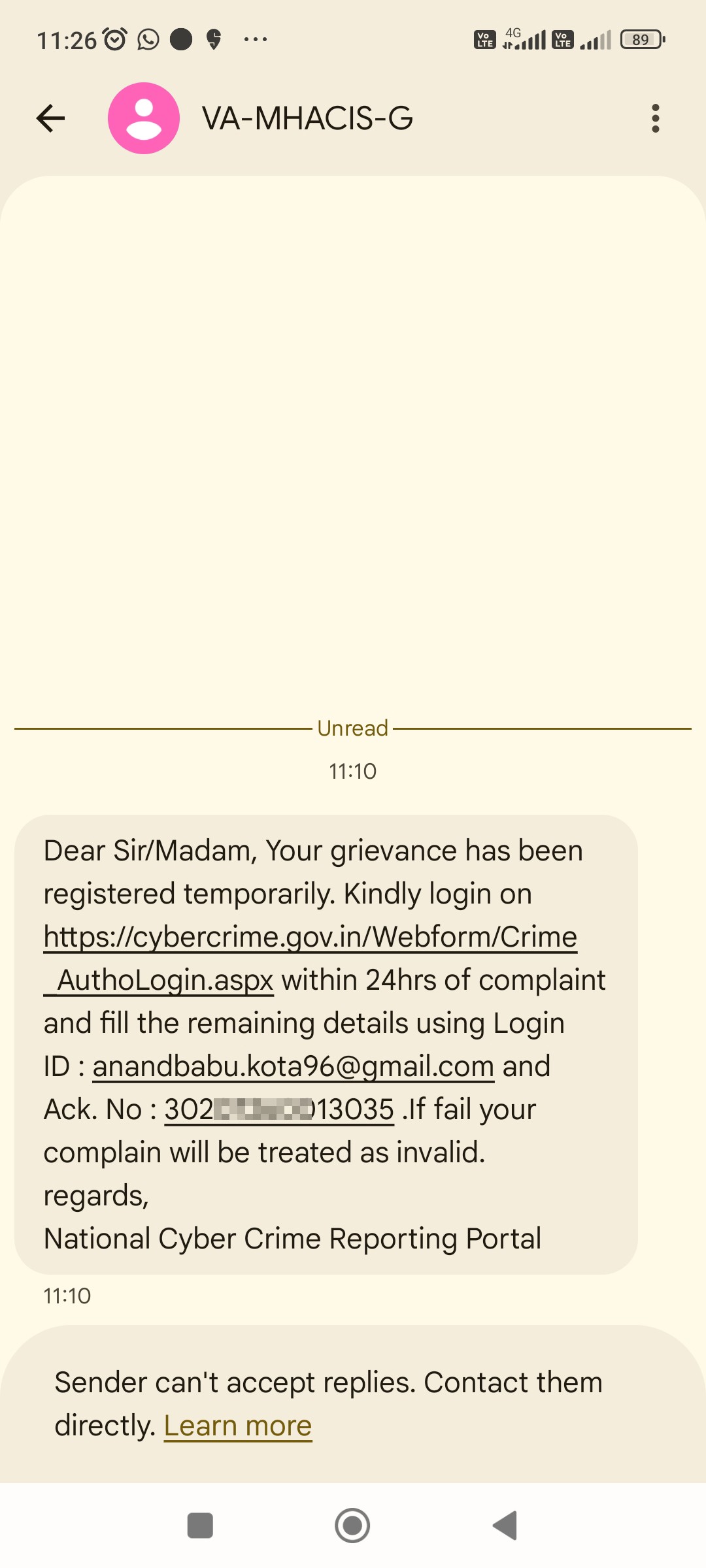 Fraud transaction I lose 105592.44 amount from my credit card  - image 2