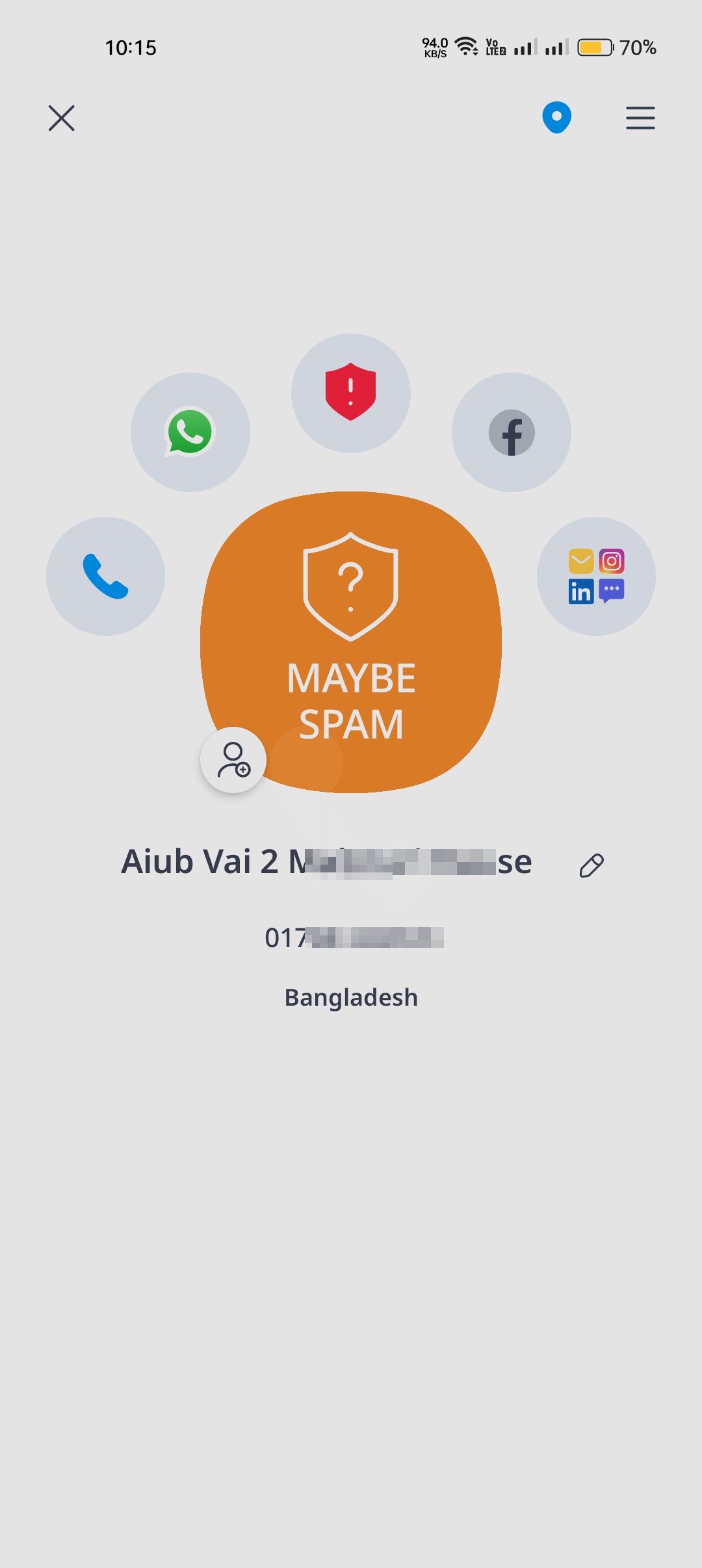 Beware of scam parties