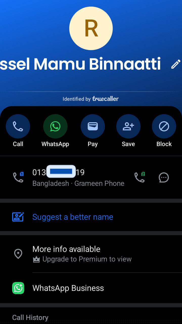 I don't know why he/she called me so many times at night.