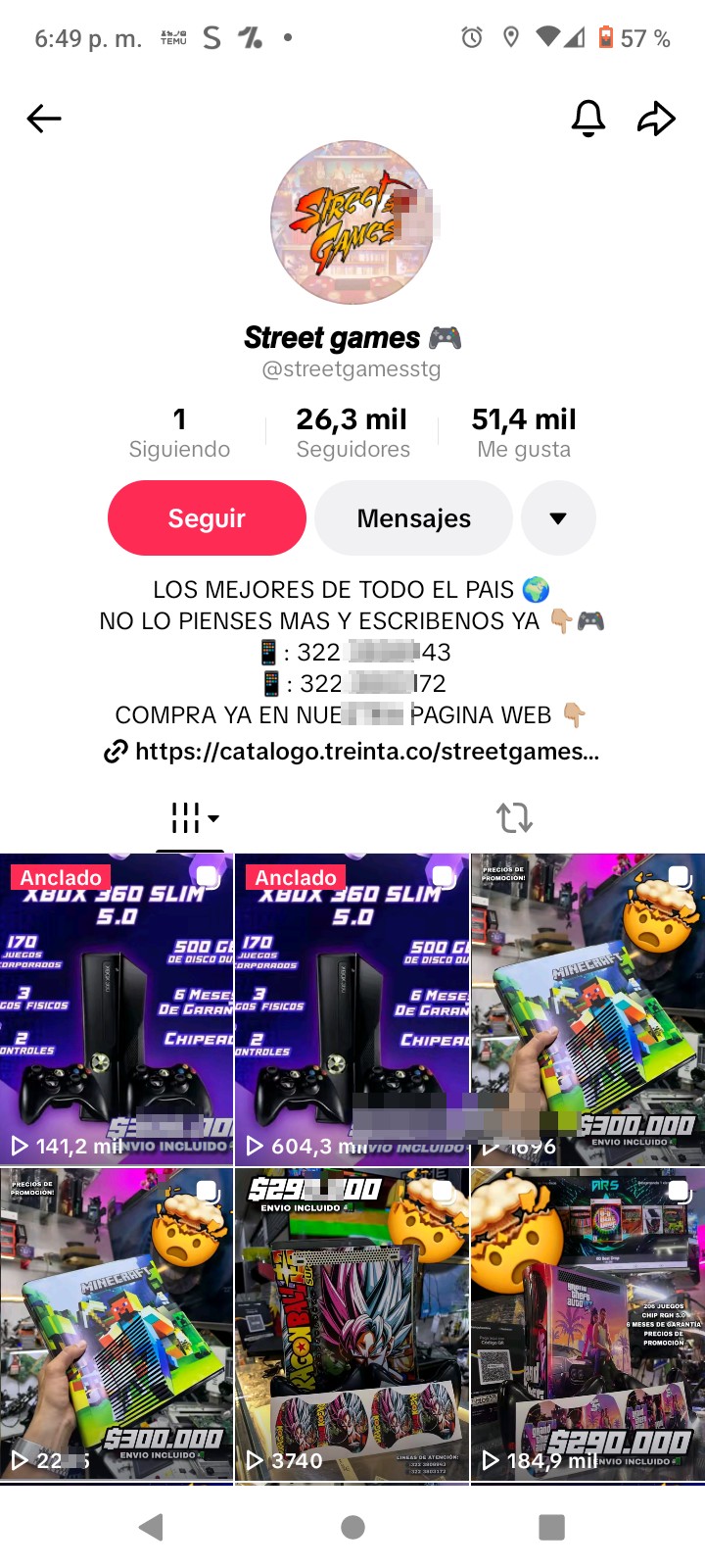 estafa por tik tok 