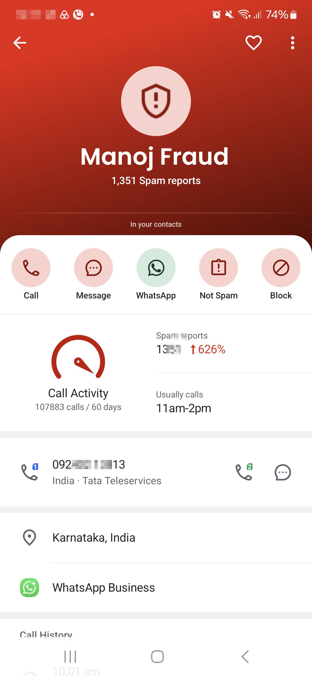 Loan recovery harassment calling  - image 2