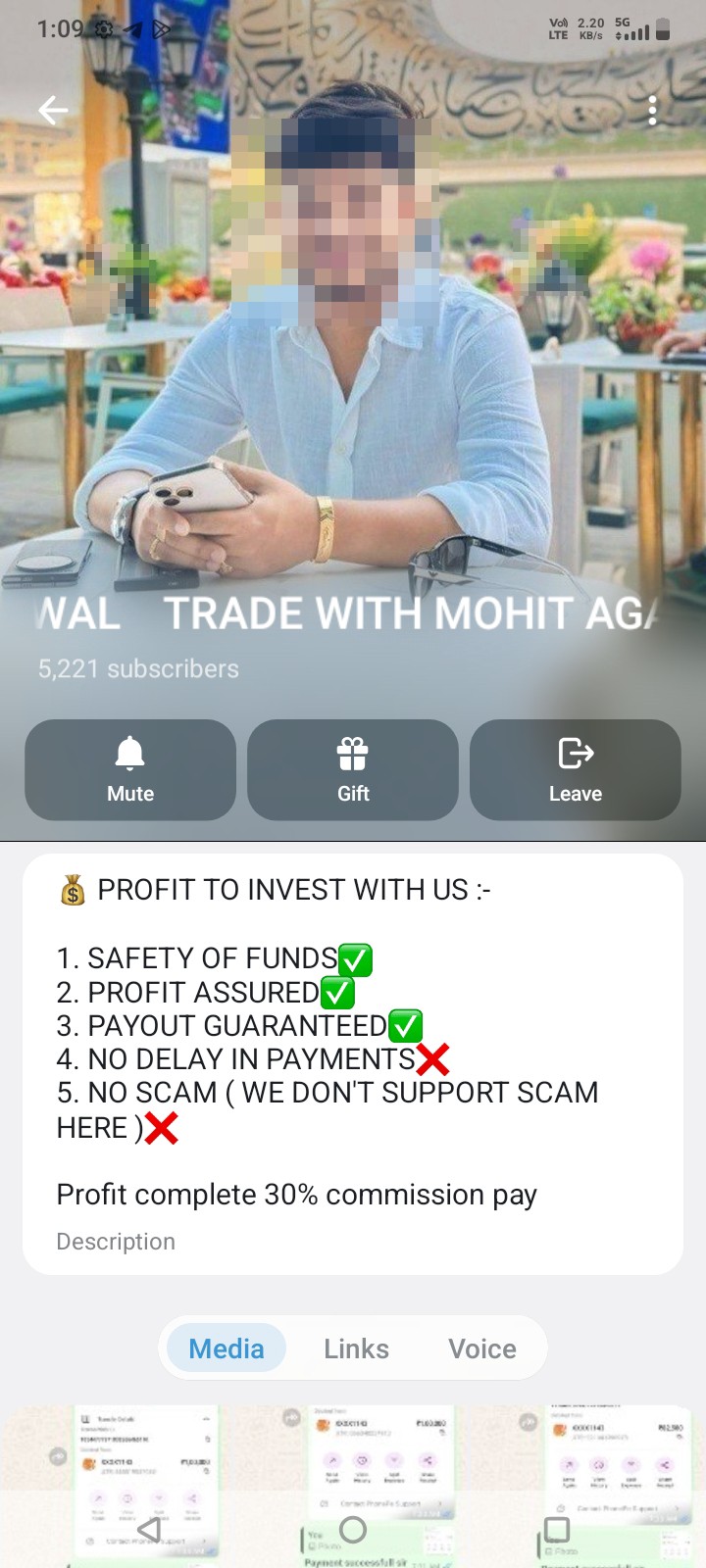 Telegram Fraud Be aware