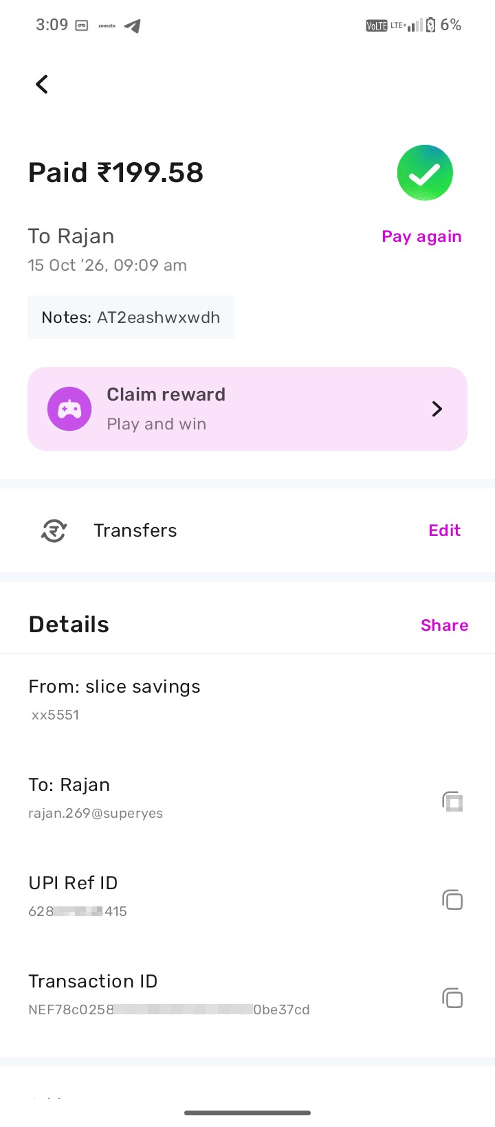 Fraud transaction  - image 2